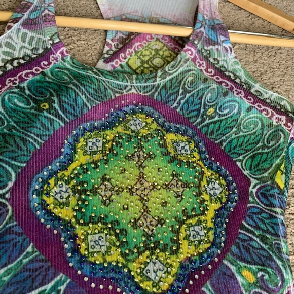 Rhinestone Tank by Miss Pinky (Small) - Picture 3 of 5